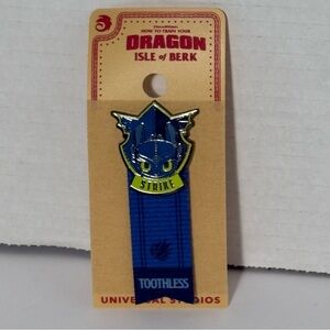 Epic Universe Universal How to Train Your Dragon Toothless Strike Banner Pin